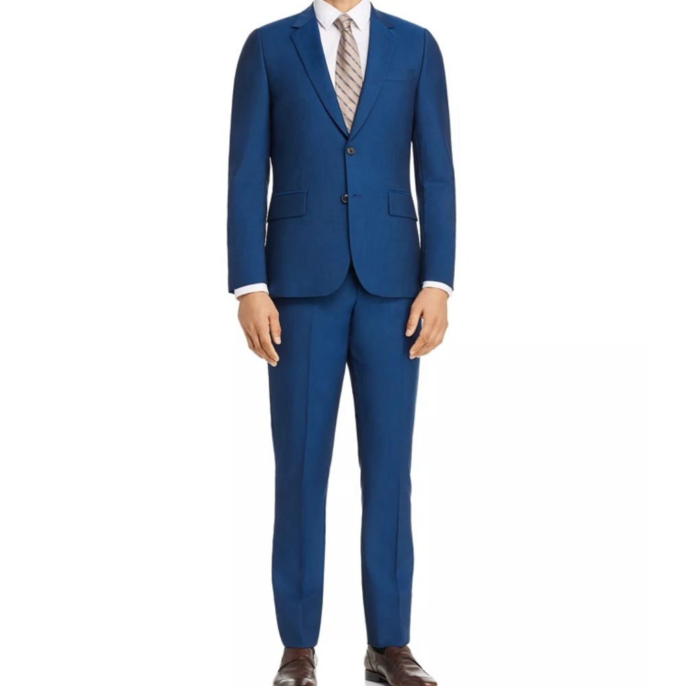 Paul Smith Soho Suit 44R Midnight Blue